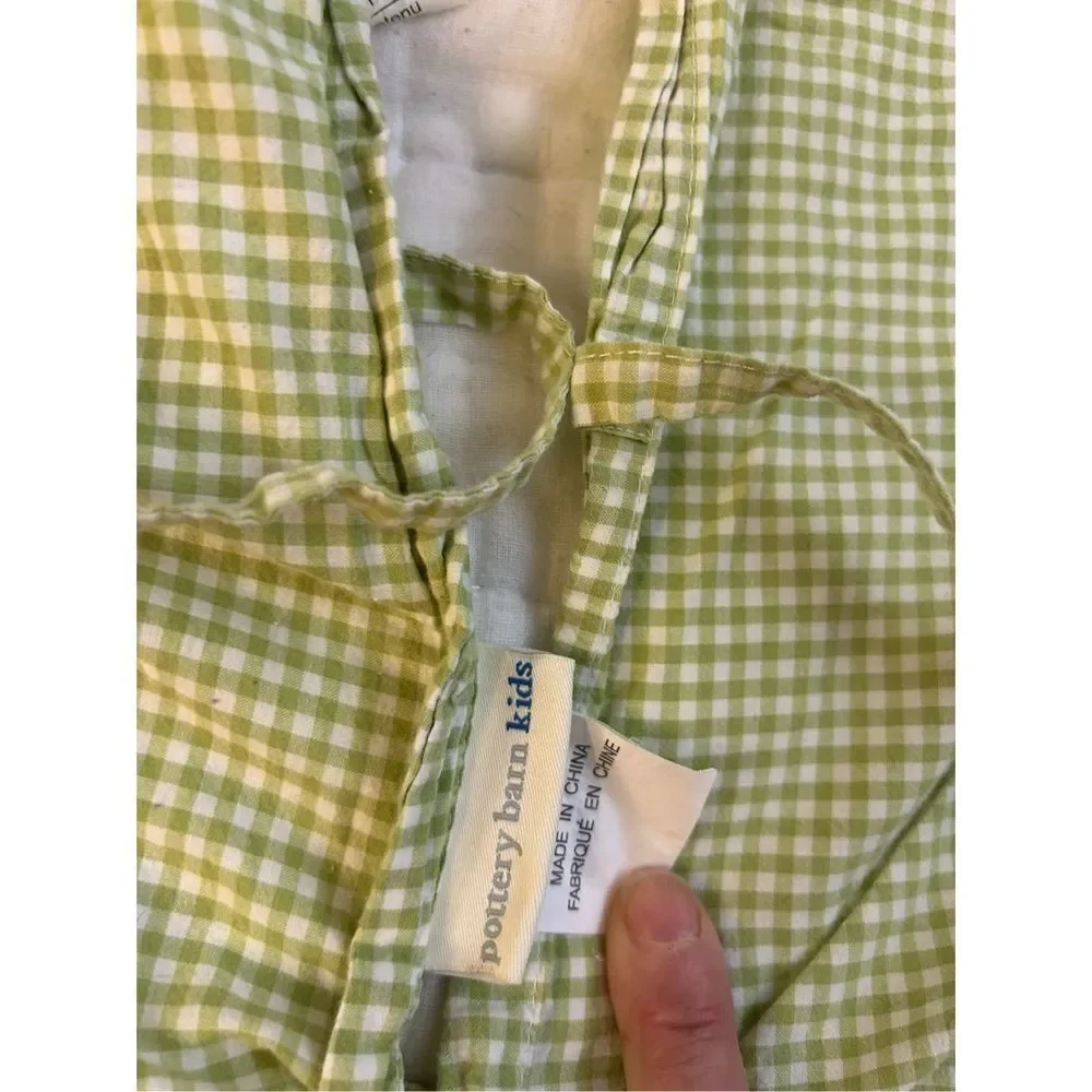 Pottery‎ barn pillow sham blue green stripes replacement 25